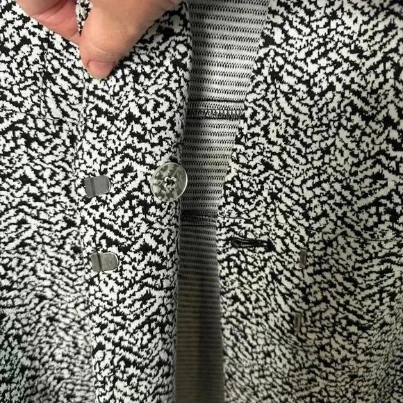 Lane Bryant Blazer Suit Jacket black & white office wear plus size blazer - Picture 5 of 11